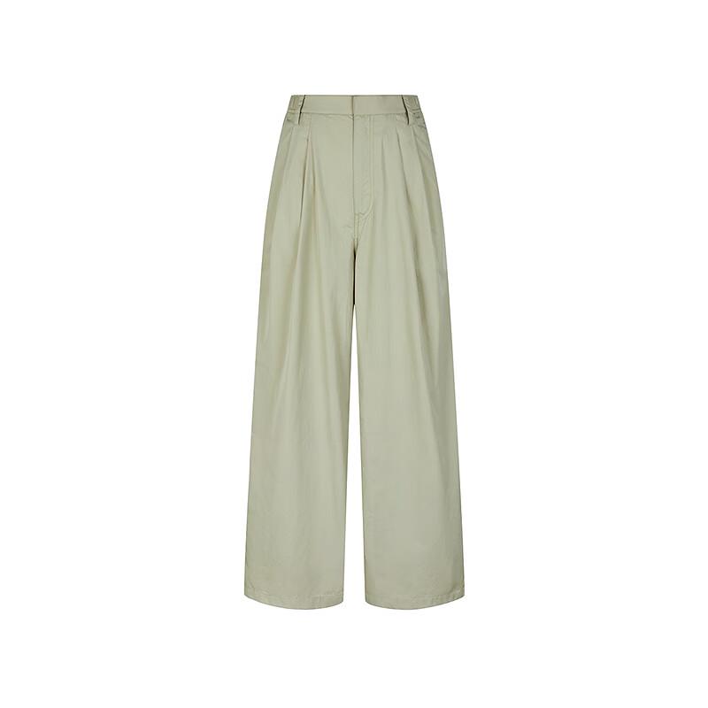 LESS 2025 Summer Cotton Loose Wide-Leg Pants