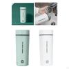 Portable Electric Kettle Leakproof Travel for Traveling Auto Car Home White