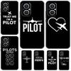 Airplane Pilot Case For OPPO Reno 10 8 7 4 5 6 Lite 2Z 4Z 5Z OPPO Find X5 X6 Pro X2 X3 Lite Neo Back Cover