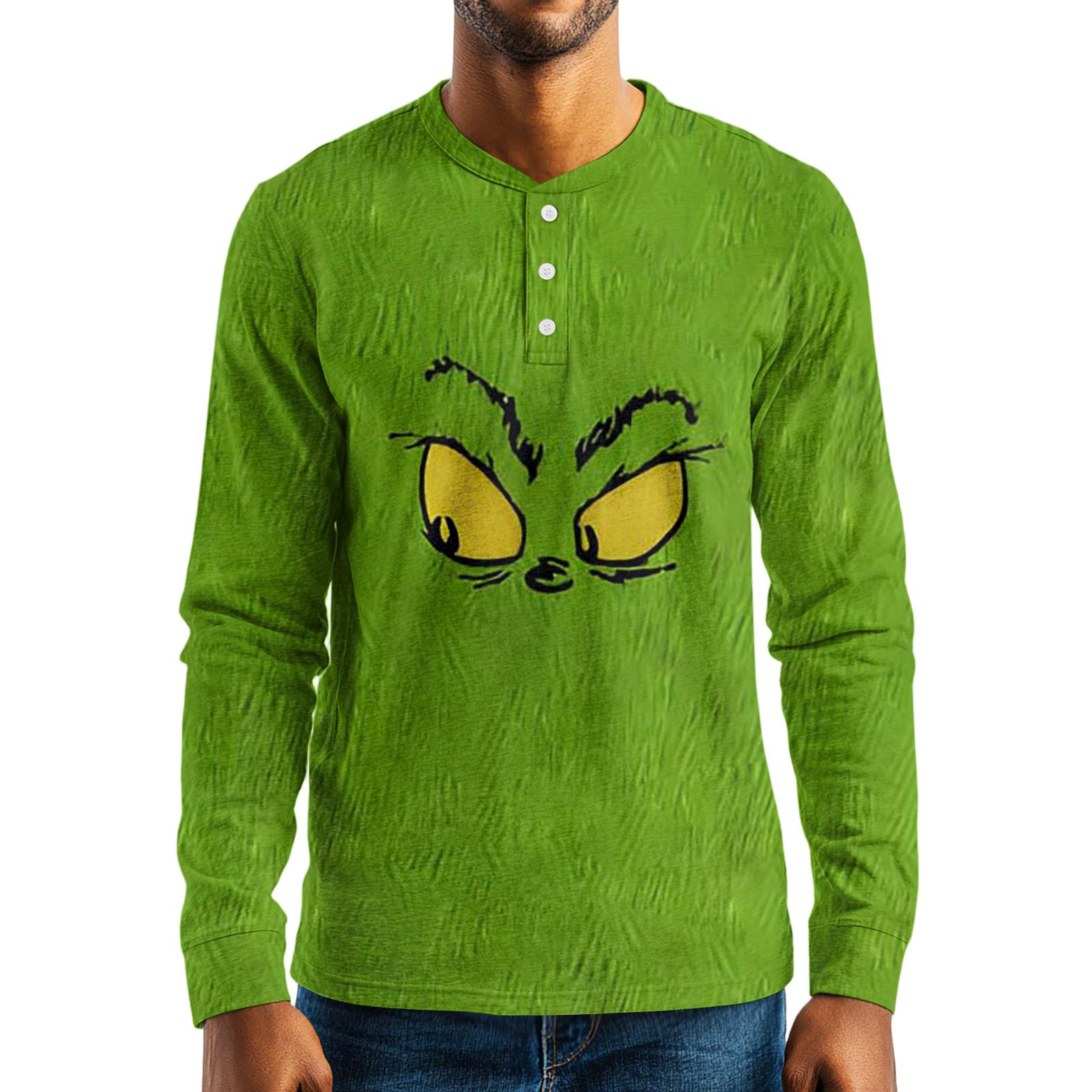 

Мужская свободная повседневная толстовка с длинными рукавами, лацканами и застежкой-молнией XXL зелёный