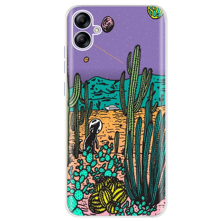 For Samsung Galaxy A04e A04 A04S 2022 Cute Printing Phone Case For SamsungA04 A 04 04e SM-A042F A045F Soft Silicone TPU Cases
