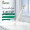 Multi-purpose Boar Bristle Brushes with Long Wood Handle, 10-Pack