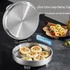 Liren Stainless Steel Electric Griddle: Fast Heating Super Deep Roti & Breakfast Pan, LR-XGR3495