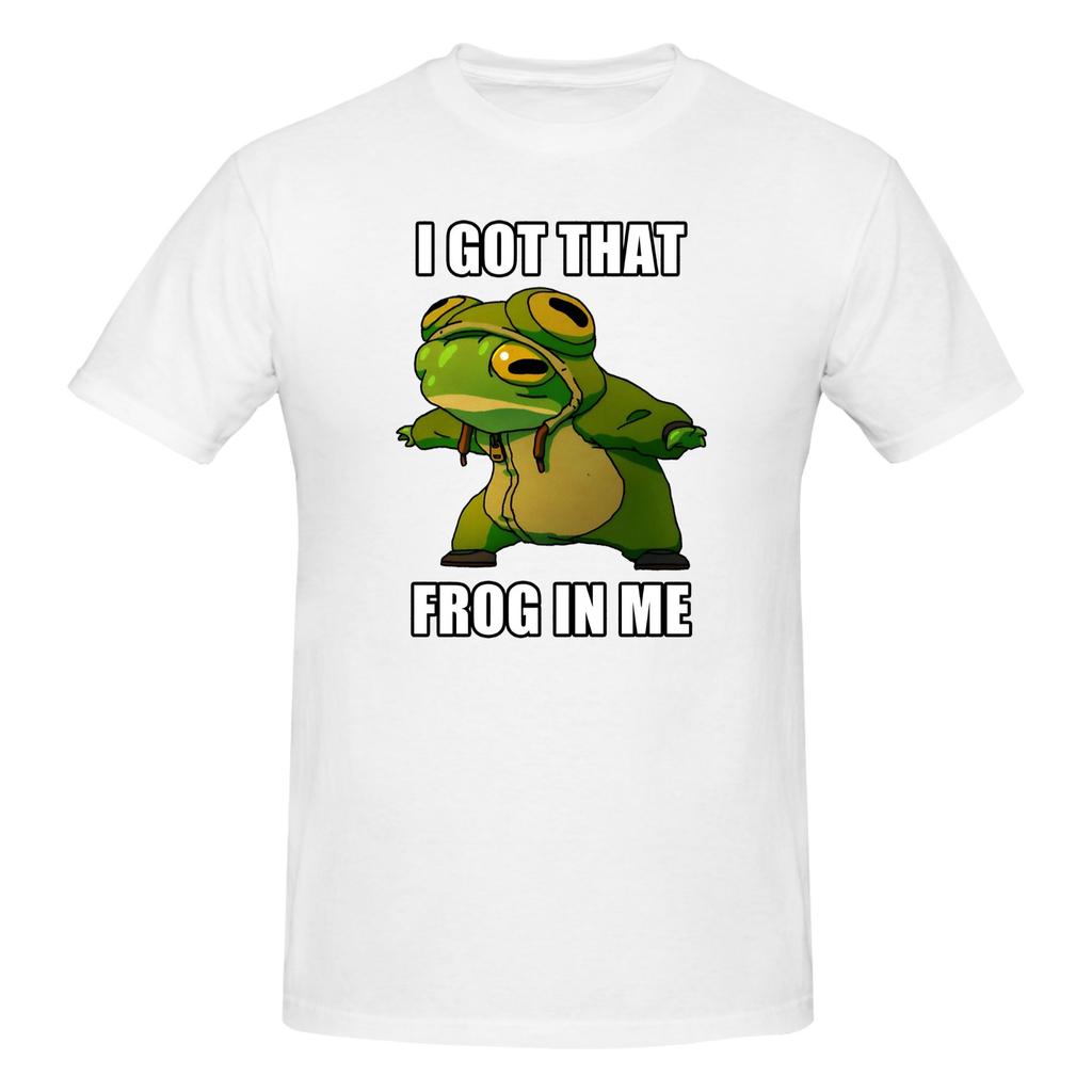 Piece I Got That Graphic Funny Cotton TShirt Funny Frog Meme Tops Tees For Unisex