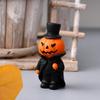 3Pcs/Set Durable Pumpkin Wizard Statue Craft Halloween Devil Decoration  Office Display