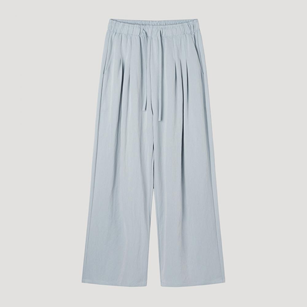 

[shs Miss] Pin Tuck Strap Wide Pants Samslp22010 Ll light blue/00