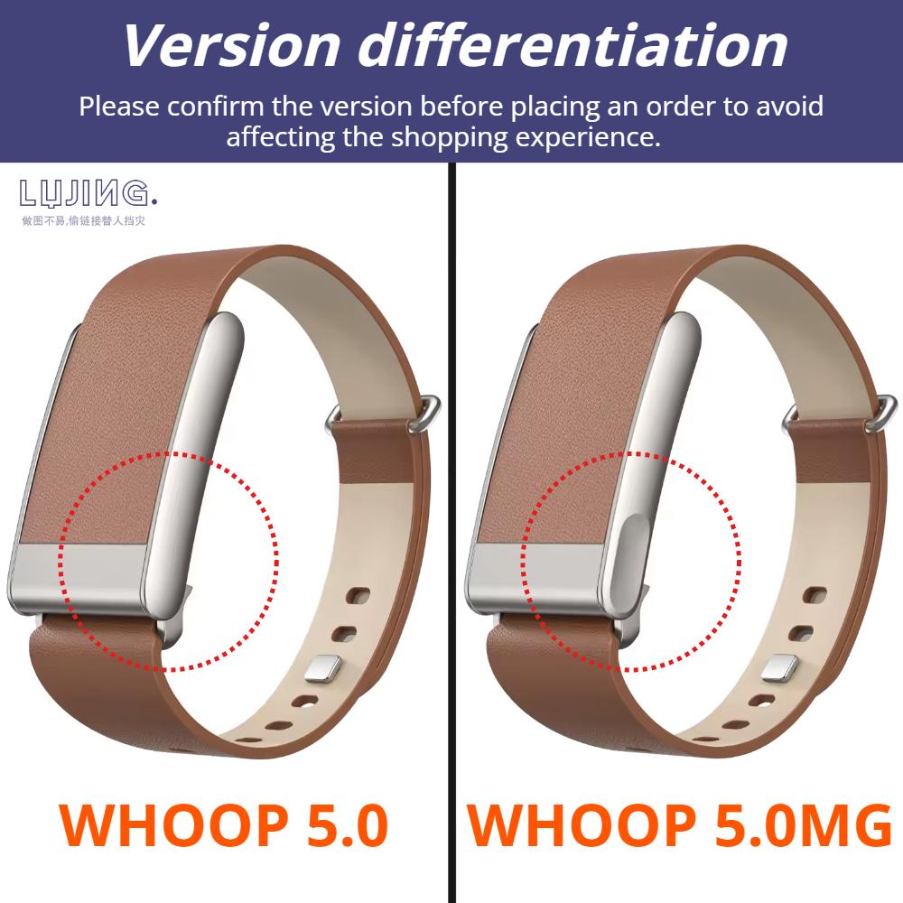 Curea de ceas din piele naturală pentru WHOOP 5.0/MG Brățară fitness reglabilă pentru Whoop5.0 One/Peak Life(MG) Accesorii de înlocuire pentru brățări subțiri din piele
