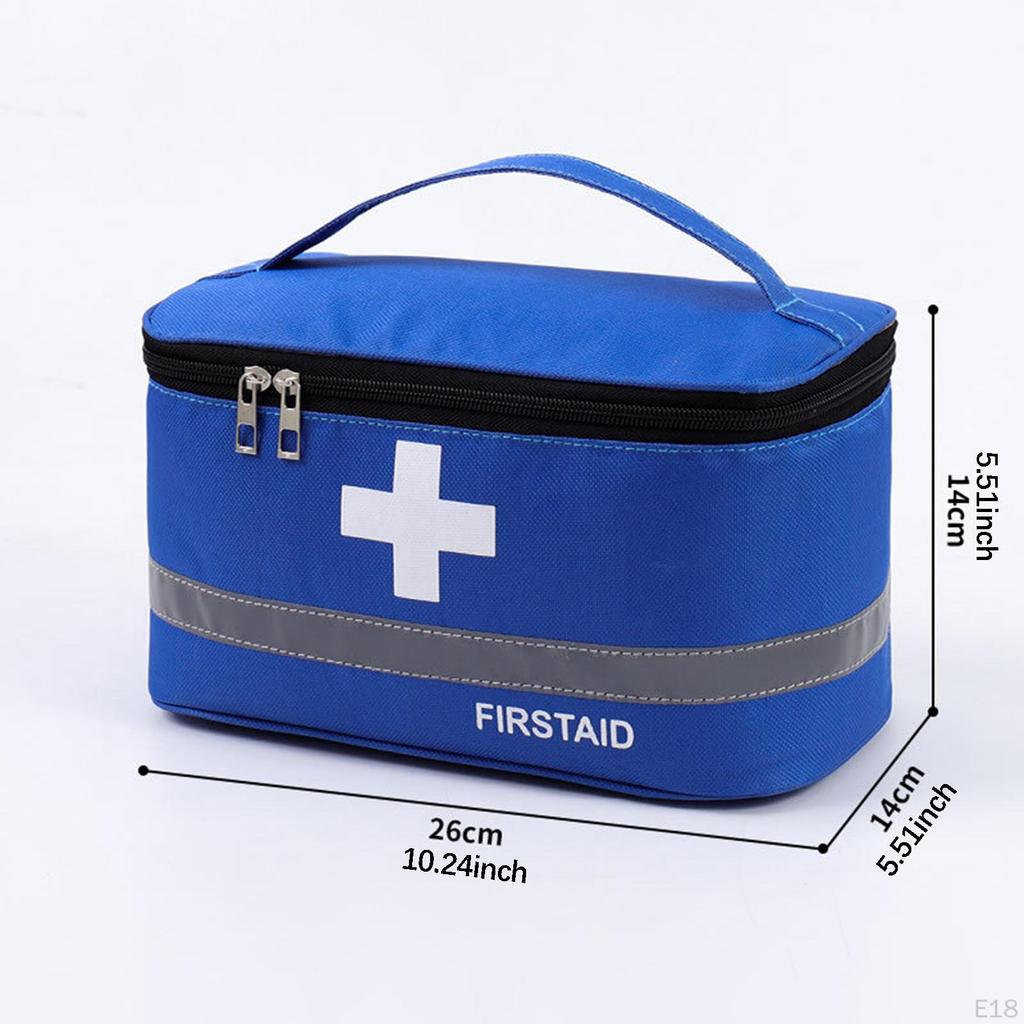 First Aid Bag Emergency Storage Pouch Portable Professional with Handle Organizer Medical for