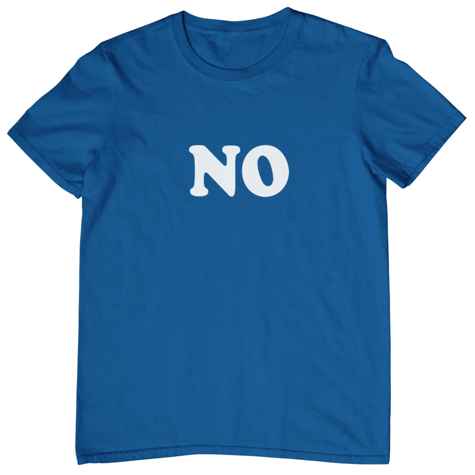 NO T-Shirt - negative grumpy miserable old git moan not today goth S
