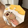 1pc mouse cheese Folding umbrella automatic open/close, 8-Rib Durable Frame, Compact Folding Design, Ideal Birthday1107L