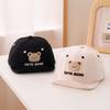 Cute Cartoon Baby Baseball Cap Bear Embroidery Peaked Caps Fashion Baby Hat  Boys Girls