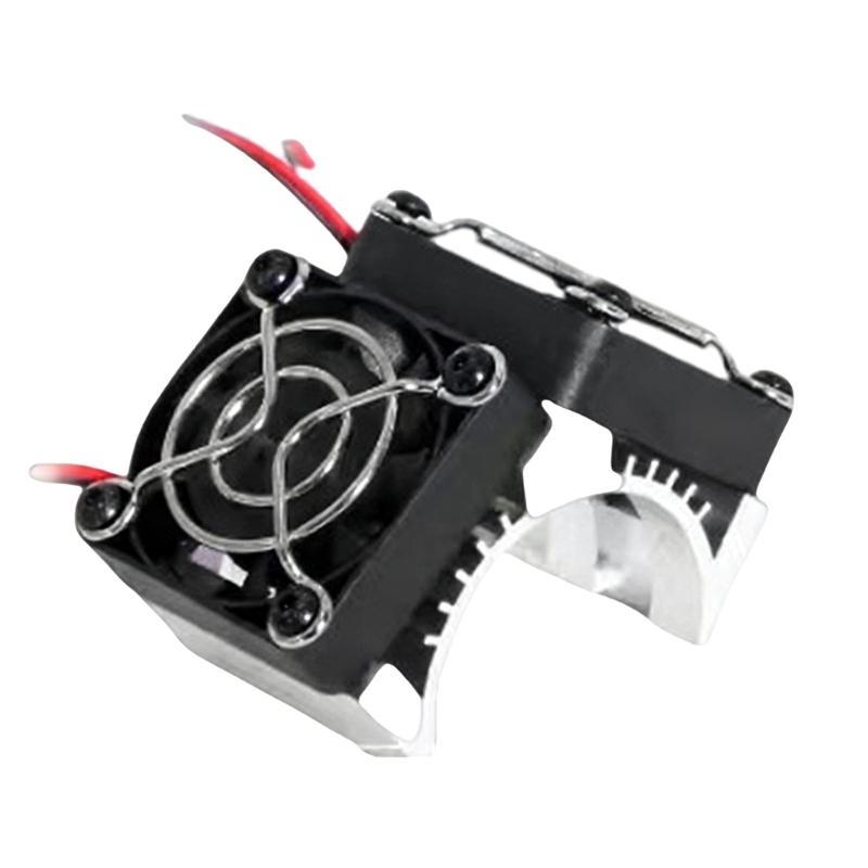 Motor Heat Sink with Double Cooling Fans for 1/8 Scale Remote Control Car Motors 4074 4274 1515 Model Modificatin Kits