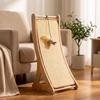 Leaning Cat Scratcher with Wooden Frame Vertical Pet Supply Durable for Cats