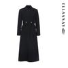 ELLASSAY Women's Belted Lambswool Blend Long Coat