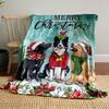 Festive Dogs Christmas Blanket for All Seasons Blanket Lunch Break Throw Gift