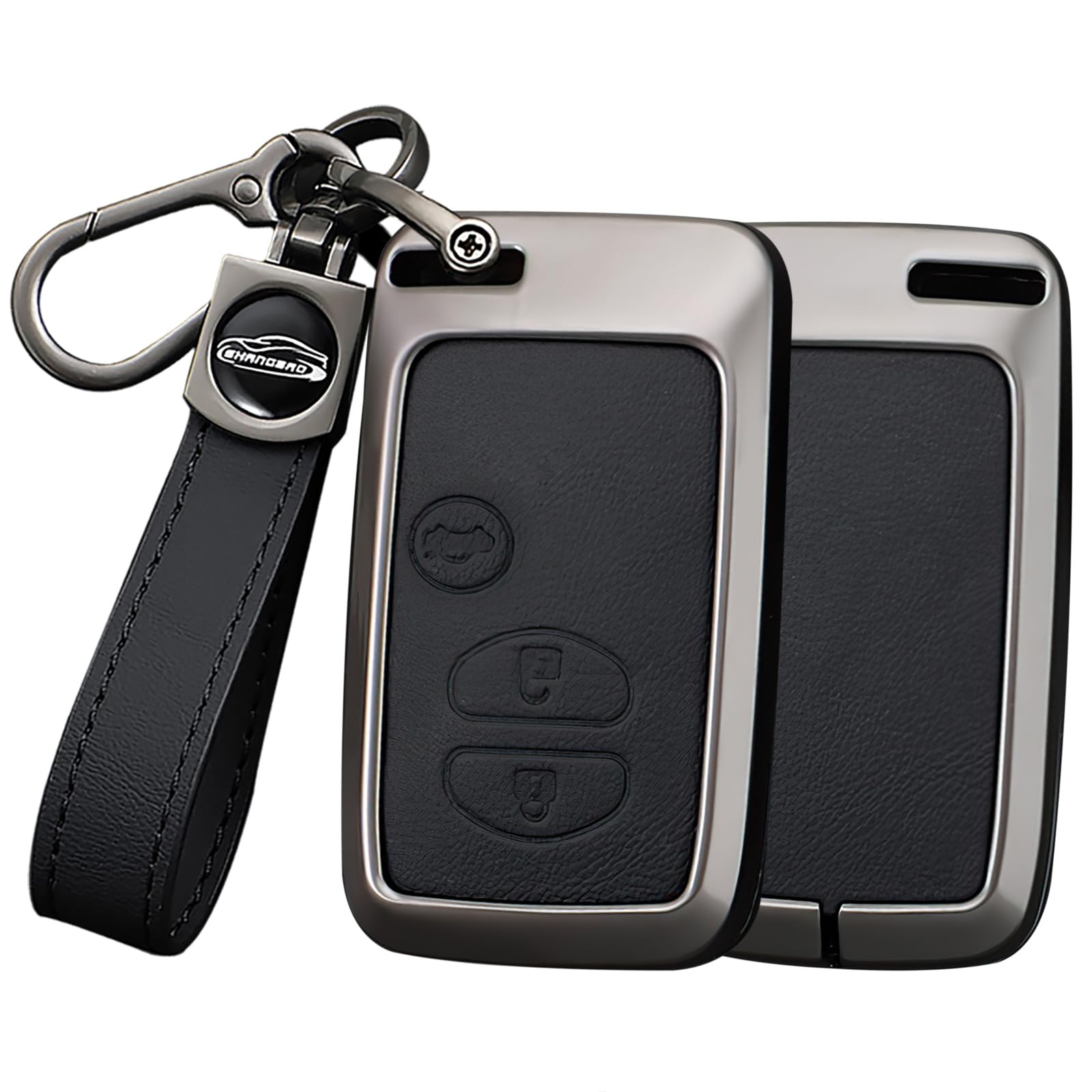 

[TECART] Чехол для ключа Toyota, Чехол для ключа, Брелок для ключа Subaru, Majesta Mark X, Camry, black 2 чёрный