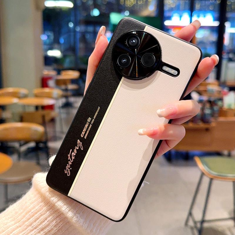 Luxury Fluorescent Phone Case For Xiaomi Redmi K80 Pro Cover Leather TPU Shockproof Coque For Xiaomi Redmi K80 Pro Cases Fundas