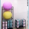 Yoga Mat Storage Rack with Wheels