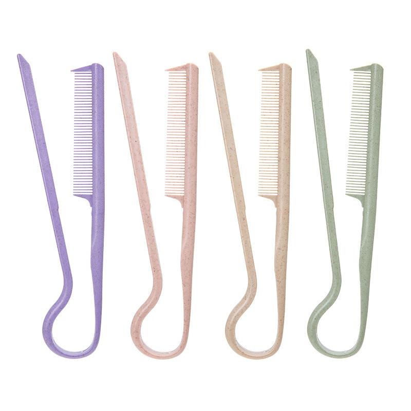 Wheat Straw V-Splint Straightening Comb Home Styling Comb Tool Straightening Comb Hair Care