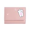 Korean Style Cute Tri-fold Wallet for Women - Short, Printed, Multi-Card Coin Purse