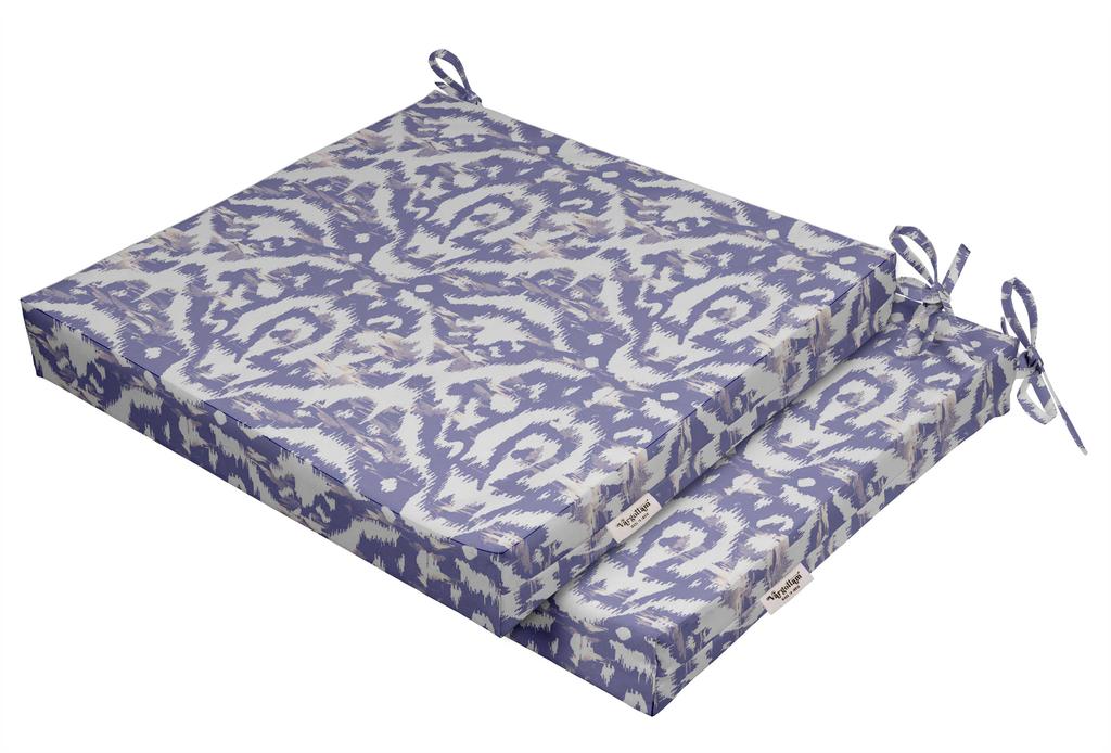 Vargottam Bedruckte Indoor Outdoor Stuhlkissen Rutschfest Esszimmerstuhl Kissen Quadratisch Geformt Esszimmerstuhl Kissen Mit Bindebändern