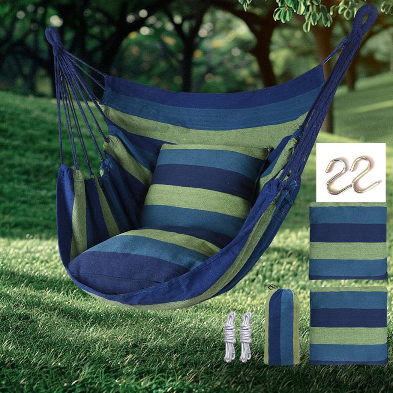Canvas Swing Chair for Dorm Rooms and Bedrooms – Perfect for Students and Adults