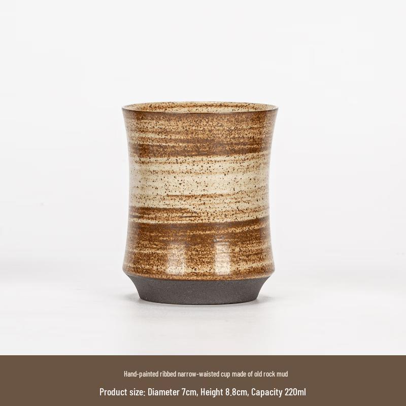 ChaXun Retro Hand-Painted Glaze Teacup