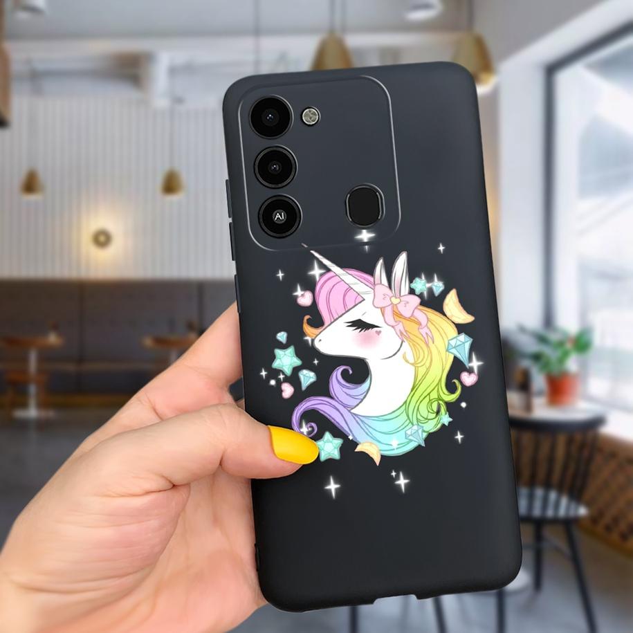 Couple Heart Silicone Case For Tecno Spark 8C Cover Spark8 8 C KG5k KG5j Painted Soft TPU Phone Case For Tecno Spark 8 Pro Etui