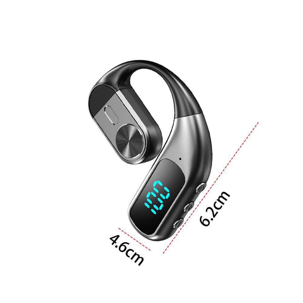 AI Language Translation Air Conduction Earphones IP54 Waterproof HiFi Sound Earbuds Open Ear Headphones for Travel and Business