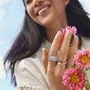 Rose Gold Ring Sterling Silver 925 Crown Heart Wishbone Engagement Wedding Crystal Ring Gold 925 Luxury Jewelry For Women Anel