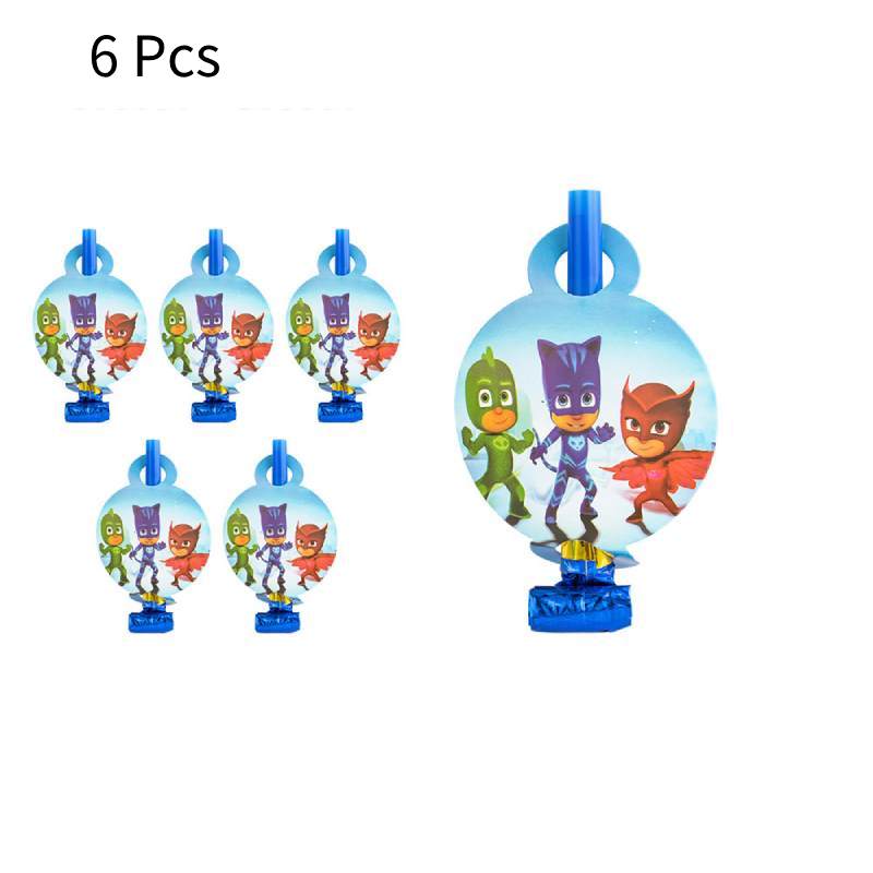 Kids Pjmask Birthday Party Supplies Tableware Decoration Plates Cartoon Cups
