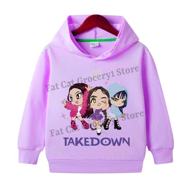 Kpop Mikiny Lovce démonů Dívky Chlapci Anime Rumi Mira Zoey Mikina Dětská Jaro Podzim Pulovr Dlouhý rukáv Dětské oblečení