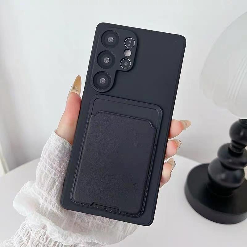 

Card Bag Wallet Case for Samsung Galaxy S26 Ultra S24 23 22 S25 Ultra Plus S24FE NOTE10 Ultra Thin Shockproof Soft Cover For Samsung S20FE
