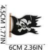 Pirate Embroidery Cloth Sticker Treasure Map Computer Embroidery Label Children'S Team Decoration Pirate Ship Octopus Patch Patch