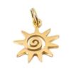 Stainless Steel Sun Charm Pendant for DIY Necklace Bracelet Earrings Jewelry Accessories Gold Silver Color Personalized