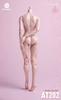 OBEST Worldbox Scale Figure Female Joint Action Figure Asian Female Base Body Painting Human Body AT201 AT202 Version Plump White 1/6 (Standard