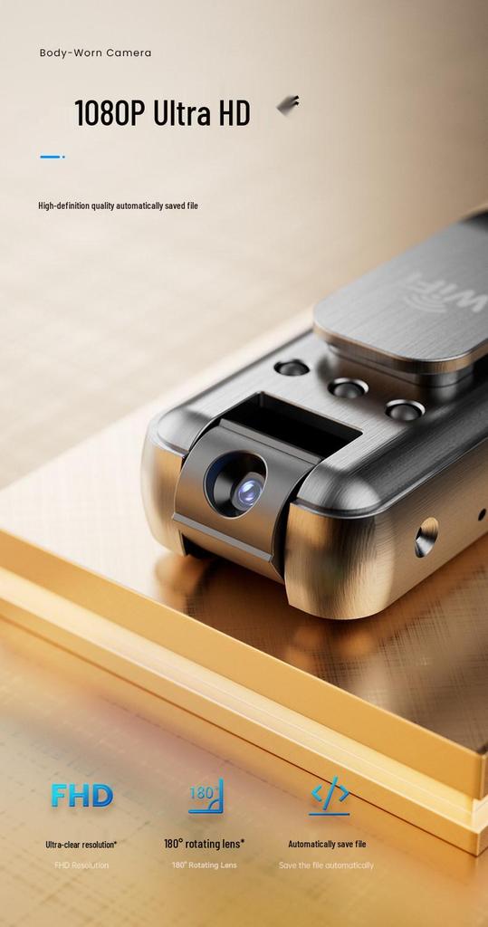 WiFi Law Enforcement Voice & Video Recorder All-in-One Sports Camera