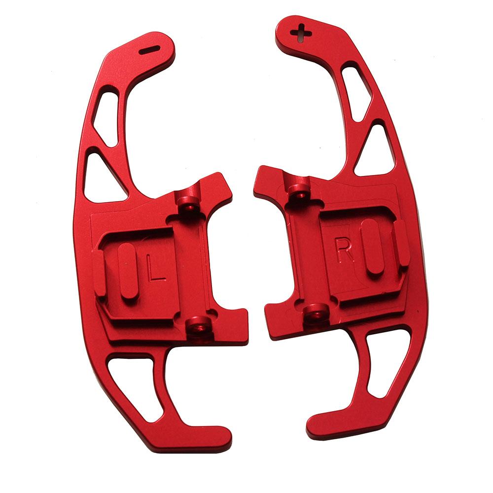 

2 шт. Автомобильный руль переключения передач лепестковый переключатель расширенный для VW GOLF GTI R GTD GTE MK7 7 POLO GTI Scirocco 2014 красный