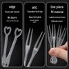 Disposable Heart-Shaped Plastic Dessert Forks