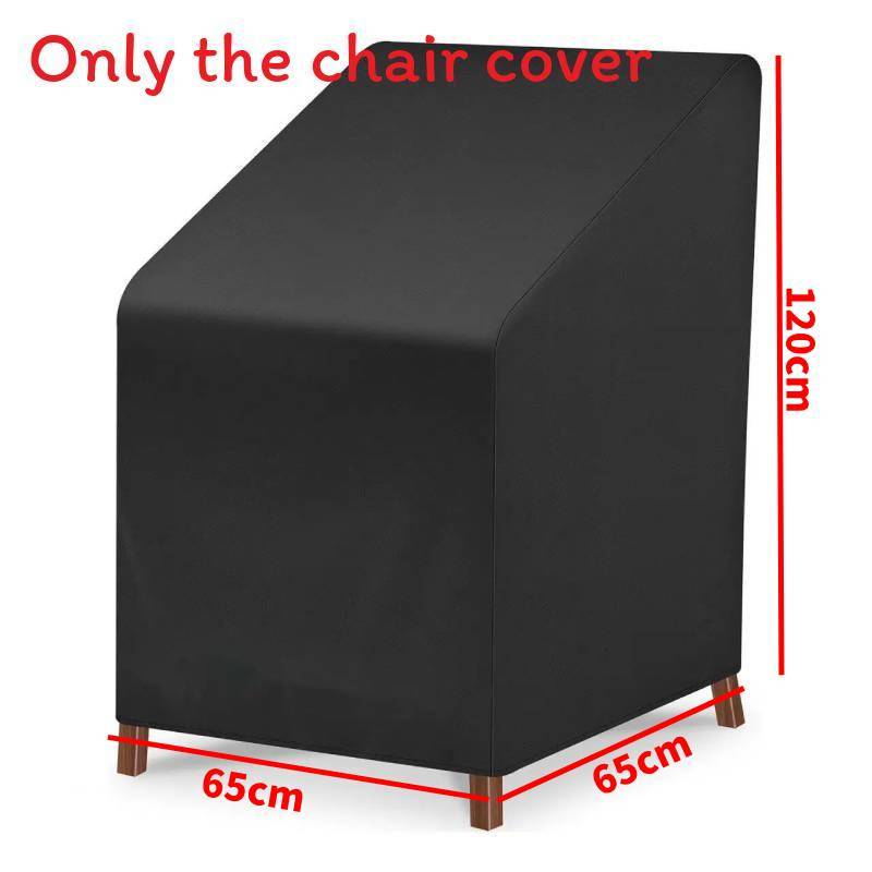 Modern Minimalist Stacking Chair Cover Waterproof Dustproof For Indoor Outdoor Furniture