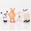 10-Piece Masha and Bear PVC Mini Figure Set for Home Decor Ideal for Cake Toppers and Party Supplies