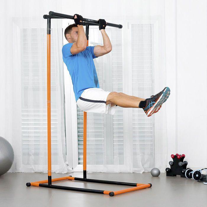 Pack Gym Multi-positions - INNOVAGOODS - BANC DE MUSCULATION - Multiposition - Barre réglable 114-191 cm - Set 5 bandes résistance