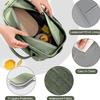 Yanzai Kühltasche, Isolierte Zusammenfaltbare Lunch-Kühltasche für Arbeit, Camping, Strand, Reise, Tragbar, Weichseitig, Auslaufsicher, Wate
