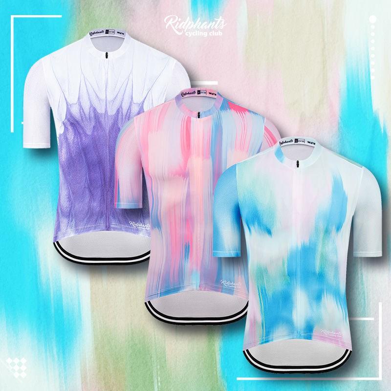 Unisex Cycling Jersey Short Sleeve Quick Dry Breathable Bike Shirt Mountain Road Wear