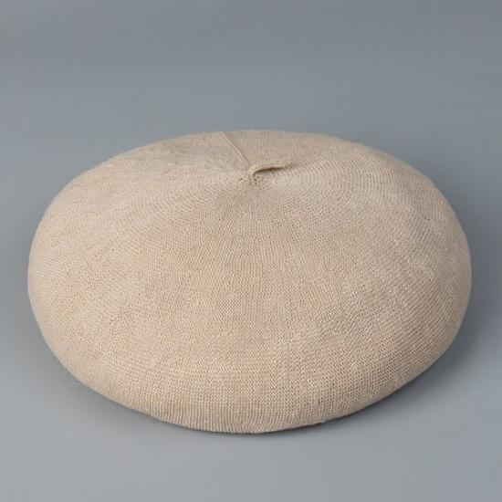 Женская вязаная шапка-берет Повседневная дышащая регулируемая бини Шапка художника Летний берет легкие хаки