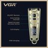 VGR V-901 Hair Trimmer Cordless Professional Barber Hair Cutting Machine Electric Hair Clipper Digital Display Trimmer Oil Head Clipper for Men