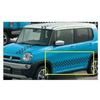 Suzuki Hustler [MR31S] Side Degar (Left and Right Set) [Checker: Black] 99000-99035-V66