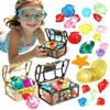 Summer-Appropriate Children's Pool And Diving Pool Toys, Diving Game Treasure Chest Toy Set.