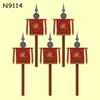 MOC DIY Mittelalterliche Burg Militärisches Schwertriemen Scheide Gürtel Bausteine Krieger Ritter Soldat Figuren Zubehör Steine Spielzeug