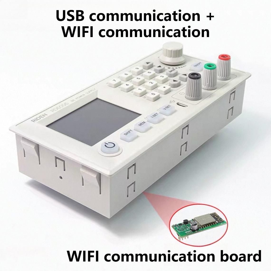 

НОВИЙ RD6006/ RD6006P RD6006-W 60В 24А USB WiFi DC Регульований Понижуючий Настільний Блок Живлення Понижуючий Перетворювач 2,4-дюймовий Кольоровий Дисплей